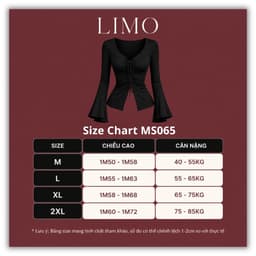 [Có Bigsize 45-85kg] Áo Thun Nữ Tay Dài Cổ V Rút Dây Thun Gân Ôm Dáng Dễ Thương LiMo MS065 6