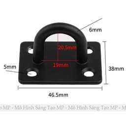 Móc Treo Trần, Treo Tường - Móc Chữ U, Chữ J Đa Năng, Dùng Treo Quạt Trần, Võng, Và Các Đồ Gia Dụng Khác MT-11 7