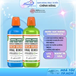 Nước Súc Miệng Vị Bạc Hà Diệt Khuẩn Gây Hôi Miệng TheraBreath Mỹ 473ml 1