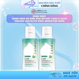 [Mini Size] Dung Dịch Vệ Sinh Phụ Nữ Mát Lạnh & Sạch Thoáng Lactacyd Cool Sensation 60ml 1