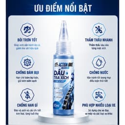 Dầu tra xích xe đạp CHỐNG BỤI Chain Lube Dakkin Oil Promax, chống bụi cát, bảo vệ xích líp xe đạp tuyệt đối DX03 3