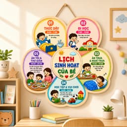Bảng gỗ 5 điều Bác Hồ dạy thiếu niên nhi đồng, kích thước 30x40cm decor treo tường, treo lớp học ý nghĩa nhất 2