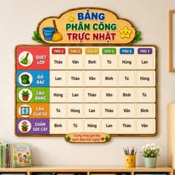 Bảng gỗ 5 điều Bác Hồ dạy thiếu niên nhi đồng, kích thước 30x40cm decor treo tường, treo lớp học ý nghĩa nhất 9