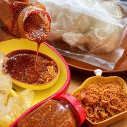 [ ĐÁNG THỬ] Hủ sốt muối tôm chấm ghiền hương vị độc quyền Paco Food chấm đa-zi-năng chấm bánh tráng trái cây chấm gà ăn 6