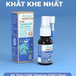 Vitamin D3 K2 Vitatree Plus DHA dạng xịt 10ml giúp trẻ phát triển não bọ và chiều cao 2
