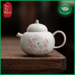 Ấm trà sứ độc ẩm họa tiết cáo 9 đuôi 120ml 1