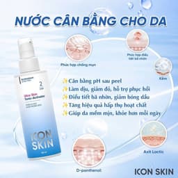 Nước cân bằng cho da dầu, da hỗn hợp Icon Skin Ultra Skin Tonic-Activator 3