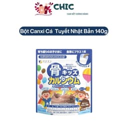 (Vị Socola Doraemon) Bột Bone's Calcium for kids Bổ Sung Canxi Cá Tuyết Nhật Bản Túi 140g 1