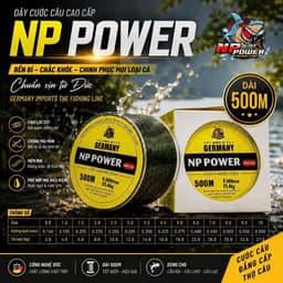 CƯỚC CÂU CÁ CAO CẤP Tàng hình NP POWER – CUỘN 500M . 1