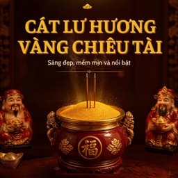 Cát Kim Sa Trắng Tinh Khiết Thay Bát Hương Lư Hương Trang Nghiêm Sang Trọng Ấm Cúng 6