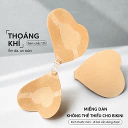 Miếng Dán Trái Tim Tạo Khe V1 Cài Trước Không Lộ Keo Bám Dính Tốt Sử Dụng Nhiều Lần Lê Ngọc 495 5