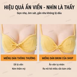 Miếng Dán Trái Tim Tạo Khe V1 Cài Trước Không Lộ Keo Bám Dính Tốt Sử Dụng Nhiều Lần Lê Ngọc 495 2
