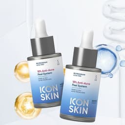 Peel da không bong cho da dầu, da hỗn hợp Icon Skin 18% Anti-Acne Peel System 2
