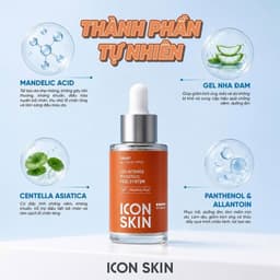 Peel phục hồi tông màu, độ đàn hồi da Icon Skin 25% Intense Mandelic Peel System 4