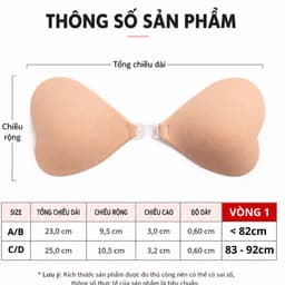 Miếng Dán Trái Tim Tạo Khe V1 Cài Trước Không Lộ Keo Bám Dính Tốt Sử Dụng Nhiều Lần Lê Ngọc 495 9