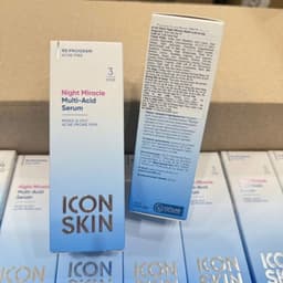 Serum ban đêm cho da dầu, da hỗn hợp Icon Skin Night Miracle Multi-Acid Serum 4