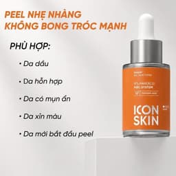 Tinh chất AHA căng bóng da Icon Skin 12% Mandelic Peel System 4