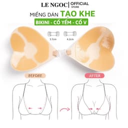 Miếng Dán Trái Tim Tạo Khe V1 Cài Trước Không Lộ Keo Bám Dính Tốt Sử Dụng Nhiều Lần Lê Ngọc 495 1