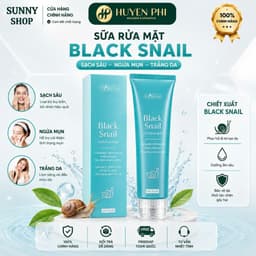 Sữa Rửa Mặt Huyền Phi Black Snail Tinh Chất Ốc Sên Đen - SRM HUYỀN PHI Chính Hãng 100% 2