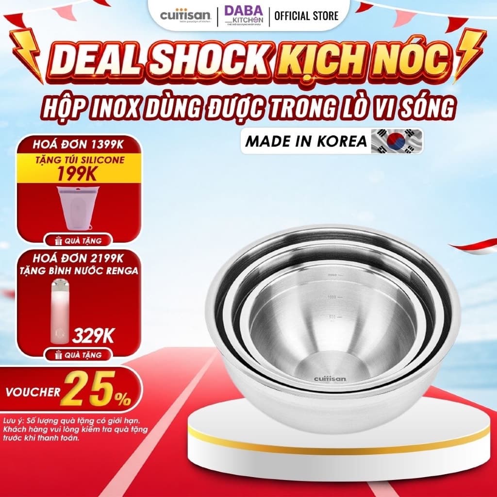 NEW- HỘP INOX CUITISAN-EC7-SS357S