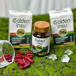 Golden Insu Hộp 30 Viên Chính Hãng Cao Cấp - Viên uống tiểu đường hạ an đường huyết chống biến chứng tiểu đường mỡ máu 8