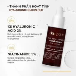 Tinh chất kiềm dầu phục hồi mờ thâm mụn Ekseption Hyaluronic NIACIN mixlab serum 4