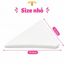 Túi Bắt Kem Tam Giác HAARO Dùng Một Lần – Set 100 Túi Bóp Kem Làm Bánh 5