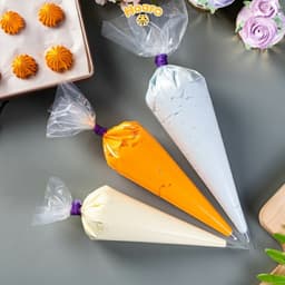 Túi Bắt Kem Tam Giác HAARO Dùng Một Lần – Set 100 Túi Bóp Kem Làm Bánh 2