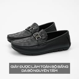 GIÀY NAM DA BÒ, HAI GAM MÀU KINH ĐIỂN DÀNH CHO QUÝ ÔNG YÊU SỰ LỊCH LÃM MC-6505 5