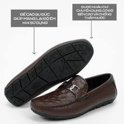 GIÀY NAM DA BÒ, HAI GAM MÀU KINH ĐIỂN DÀNH CHO QUÝ ÔNG YÊU SỰ LỊCH LÃM MC-6505 8