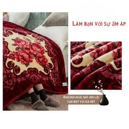 {ảnh thật ] Chăn Lông Tuyết Nhung 2kg Mẫu Mới 2026 - Không rụng lông, Siêu Nhẹ Siêu Ấm Cho Mùa Đại Hàn 2