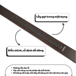 Thắt lưng nam, dây lưng nam caro không khoá nhiều màu A1 4