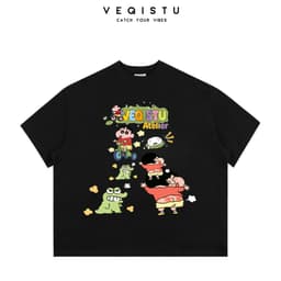 Áo Thun BOXY Local Brand VEQISTU "BST SHIN 1 ", Áo Thun Boxy Form Rộng Unisex 250Gsm 100% Cotton 2