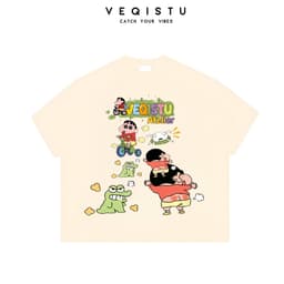 Áo Thun BOXY Local Brand VEQISTU "BST SHIN 1 ", Áo Thun Boxy Form Rộng Unisex 250Gsm 100% Cotton 3