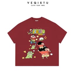 Áo Thun BOXY Local Brand VEQISTU "BST SHIN 1 ", Áo Thun Boxy Form Rộng Unisex 250Gsm 100% Cotton 4