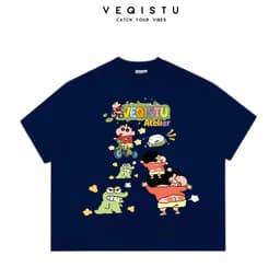Áo Thun BOXY Local Brand VEQISTU "BST SHIN 1 ", Áo Thun Boxy Form Rộng Unisex 250Gsm 100% Cotton 5