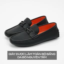 GIÀY MỌI NAM CAO CẤP,CHỈNH CHU TỪ CHẤT LIỆU ĐẾN TỪNG ĐƯỜNG MAY,DA MỀM ĐI BAO ÊM CHÂN MC-GX152 6