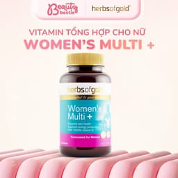 Viên Uống Vitamin Tổng Hợp Cho Phụ Nữ Herbs of Gold Women's Multi+ 60v Giảm Mệt Mỏi, Khỏe Đẹp 1