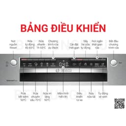Máy Rửa Bát Bosch SMI4EVS08E Serie 4 14 Bộ Âm Bán Phần Inverter Home Connect Sấy EfficientDry Chính Hãng 6