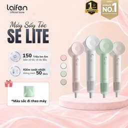 [Livestream] Máy Sấy Tóc Ion Âm Laifen SE Lite, Động Cơ Tốc Độ Cao, Kiểm Soát Nhiệt Thông Minh, Bảo Hành 12 tháng 1