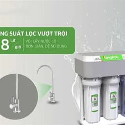 Máy Lọc Nước Kangaroo Hydrogen KGHP10K3 10 Lõi RO Vortex Tạo Nước Hydrogen Khoáng Gốm Công Suất 18L/H Bình Chứa 7L 6