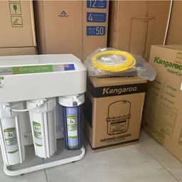 Máy Lọc Nước Kangaroo Hydrogen KGHP10K3 10 Lõi RO Vortex Tạo Nước Hydrogen Khoáng Gốm Công Suất 18L/H Bình Chứa 7L 5