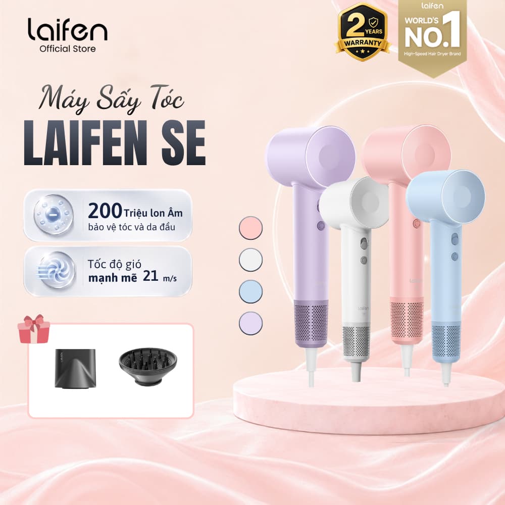 [Livestream] Máy Sấy Tóc Laifen SE Chính Hãng, Sấy Tóc Nhanh, Giảm Tĩnh Điện, Kiểm Soát Nhiệt Thông Minh