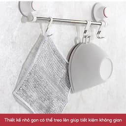 Combo 10-50 Giẻ Rửa Chén Kim Loại Lau Bồn Rửa Bát Cọ Rửa Xoong Nồi Đa Năng,  Không Mài Mòn kdn1511 5