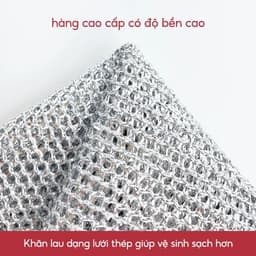 Combo 10-50 Giẻ Rửa Chén Kim Loại Lau Bồn Rửa Bát Cọ Rửa Xoong Nồi Đa Năng,  Không Mài Mòn kdn1511 6