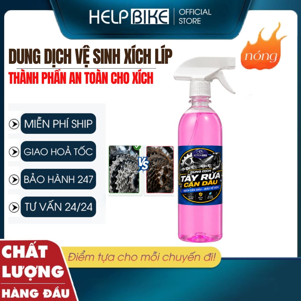 Dung dịch vệ sinh xích líp xe đạp ACTION BIKE chính hãng DDDX_action01