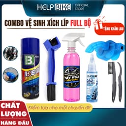 COMBO FULL dụng cụ vệ sinh xích líp xe đạp siêu sạch, Bộ đồ bảo dưỡng xe đạp chuyên dụng CBVS_FULL 1
