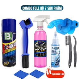 COMBO FULL dụng cụ vệ sinh xích líp xe đạp siêu sạch, Bộ đồ bảo dưỡng xe đạp chuyên dụng CBVS_FULL 3