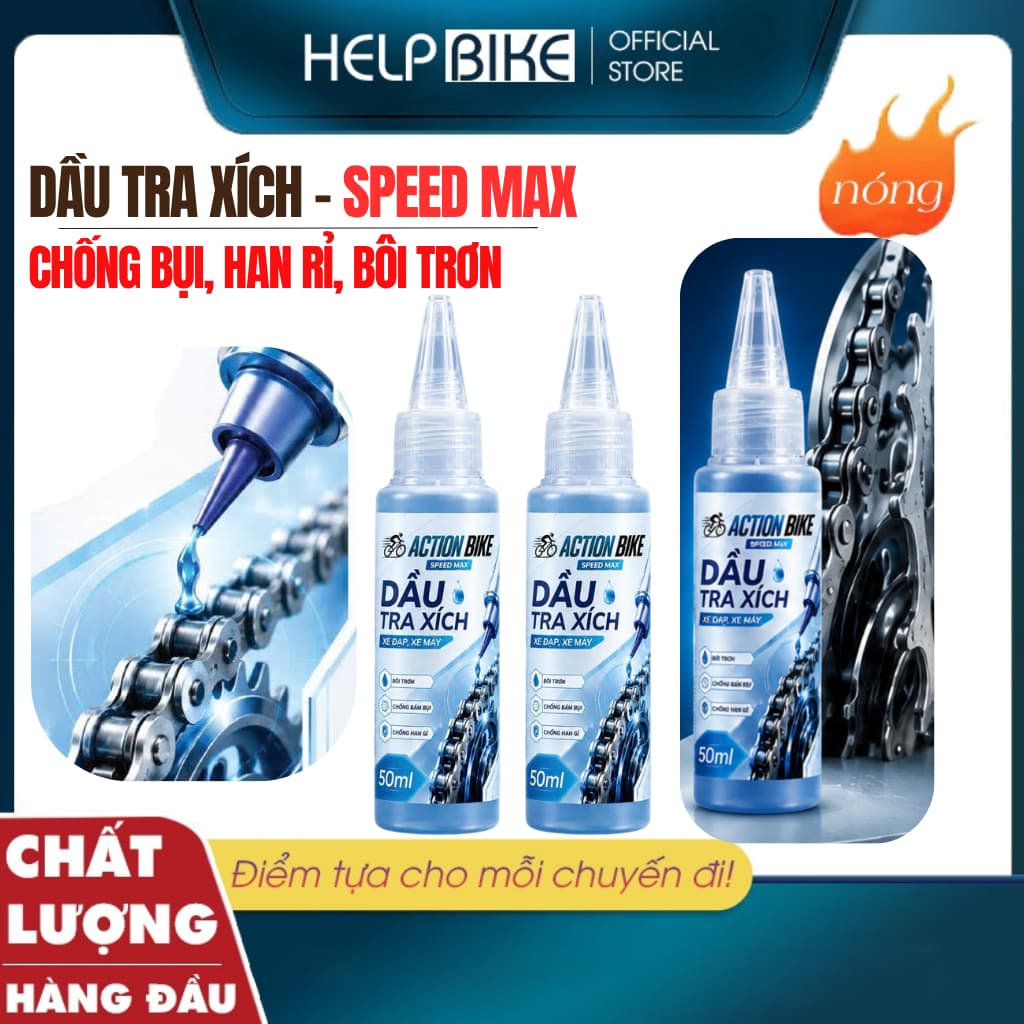 Dầu tra xích xe đạp CHỐNG BỤI Chain Lube Dakkin Oil Promax, chống bụi cát, bảo vệ xích líp xe đạp tuyệt đối DX03