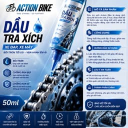 Dầu tra xích xe đạp CHỐNG BỤI Chain Lube Dakkin Oil Promax, chống bụi cát, bảo vệ xích líp xe đạp tuyệt đối DX03 2